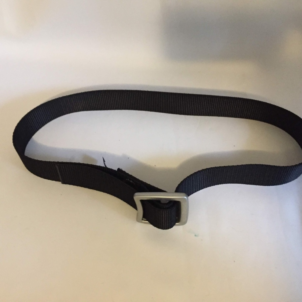 Patagonia Tech Web Belt sz 30 - 38 Black Aluminium